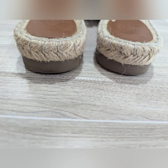 H by Halston "Betty" Peach Coral Orange Suede Slide Sandals Size 9.5 - Picture 8 of 13